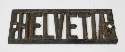 Ancienne grille fonte marque - fonte,