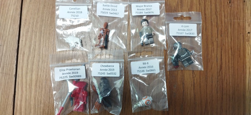 Lot figurines lego - de, 7