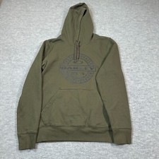 Oakley Hoodie Men SOlive Green Graphic Print Regular Fit Pullover Outdoor y2k