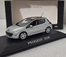 Peugeot 308 Berline 2007 Silver 1:43 Norev 473802 Extremely Rare