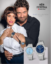 PUB ADVERTISING MONTRES FESTINA RIVÉ COLLECTION GERARD BUTLER FASHION 1 PAGE