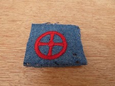 Guerre 1914 1918 Insigne en Tissu de Specialité en Bleu Horizon