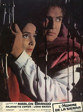 MARLON BRANDO ANJANETTE COMER THE APPALOOSA 1966 VINTAGE PHOTO LOBBY CARD N°4