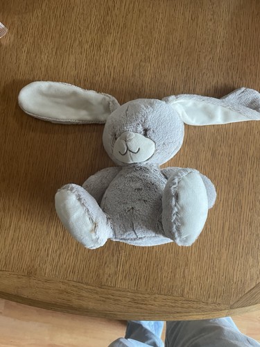 Doudou peluche lapin gris - , et