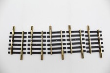 FLEISCHMANN - HO - 1700/5 - 5 40MM STRAIGHT RAILS - BRASS - ANTIQUE -