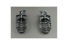 Paire de Cale Repose Pieds Cross en Acier Droit et Gauche SUZUKI RM 85 2002-2023