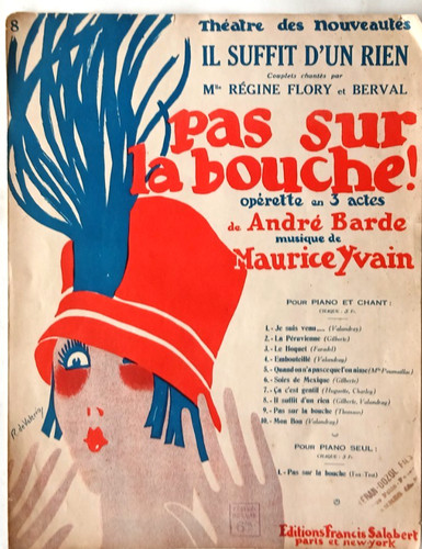 Partition musicale opérette - musicale,