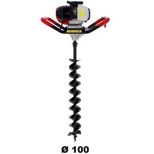 Tarière thermique SEMI-PROFESSIONNELLE 62 cm3 + mèche 100 mm