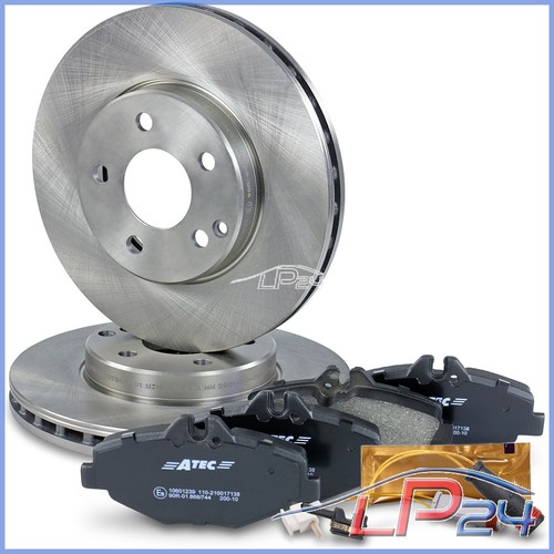 Disque plaquettes frein - 2x,