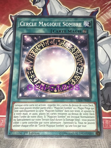 Carte cercle magique - yu,