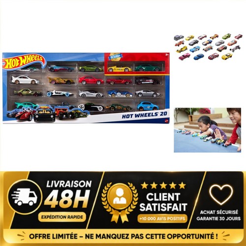 Hot wheels coffret - 20, voitures