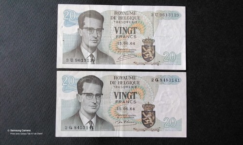 Lot billets banque - 2,