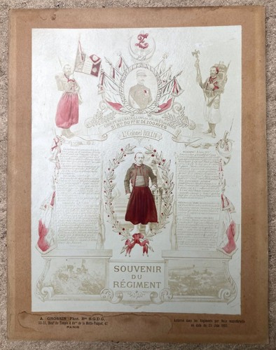 Souvenir regiment 1 - "souvenir, du