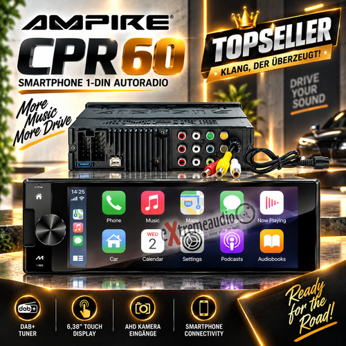 Ampire cpr60 smartphone din - cpr60,