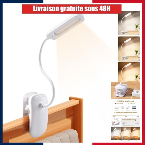 Lampe bureau pince led - lampe,