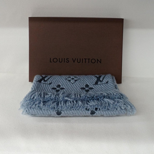 Foulard louis vuitton bleu - vuitton,