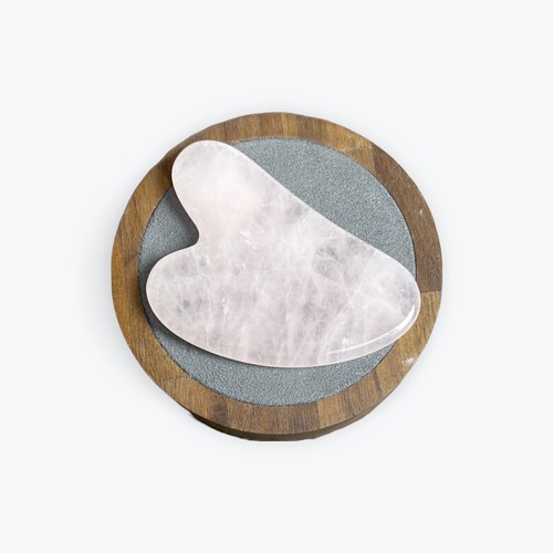 Gua sha quartz rose - gua,