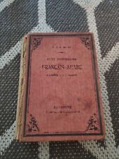 Very Rare Petit Dictionnaire 1938 Franchise Arabe P. J. B. Belot