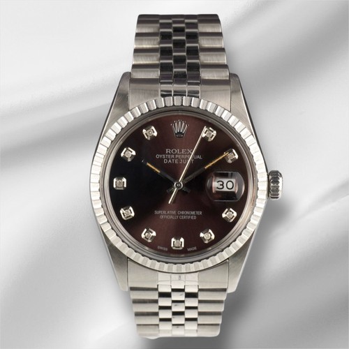 Rolex datejust acier 36mm - acier,