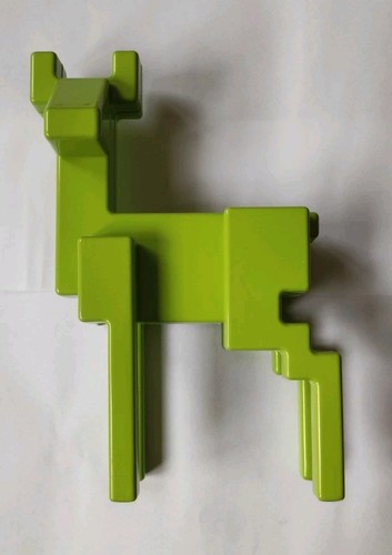Ikea green deer sculpture - sculpture, by