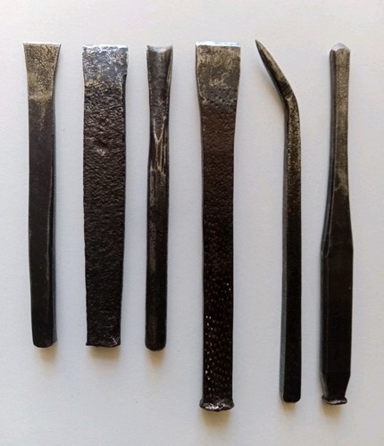 Six outils tailleur de - outils,