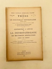 Thèse vétérinaire -