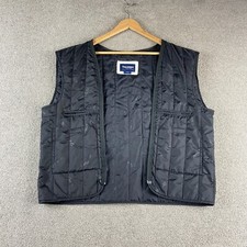 Triumph Motorcycles Men's Black Quilted Utility Vest Size 48/58 Nylon Lined