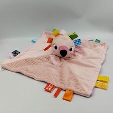 Doudou plat oiseau flamant