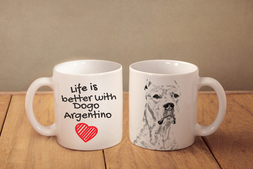 Dogue argentin tasse en - argentin,