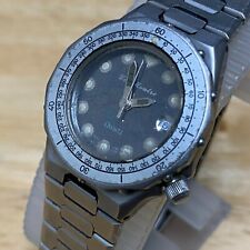 Vintage Le Montre Lady 100m Rotating Bezel Analog Quartz Watch~Date~New Battery