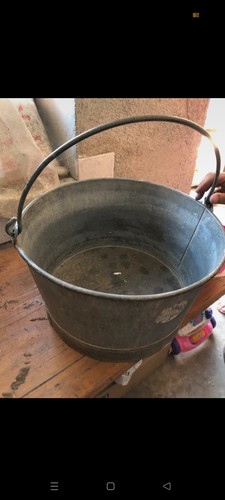 Seau bassine zinc - seau,,