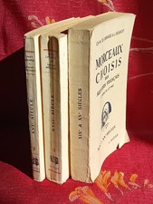 Lot 3 livres Les Auteurs Français LAGARDE, MICHARD, DES GRANGES & BOUDONT 1955