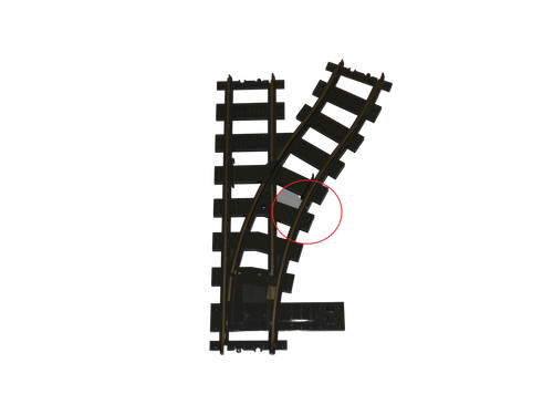 Lego train rails - rails, chemin