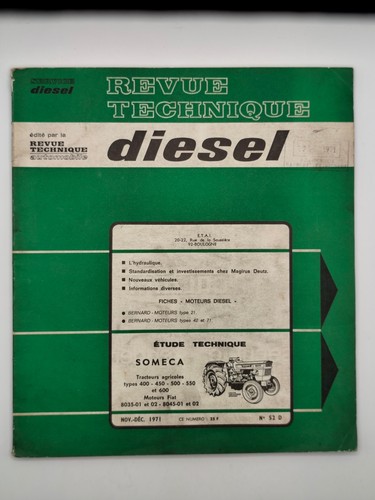 Revue technique diesel 52d - revue,