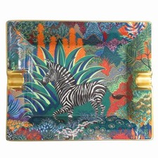 Cendrier Hermes Mountain Zebra Porcelaine Céramique Shima Plateau Accessoire ...