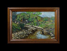 Louis Maurel 20th century. "Le ruisseau."