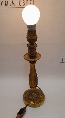 Ancien pied lampe - de, bougeoir