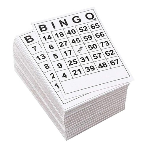 Bingo cards single - 60, sheets
