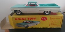 Vintage Boxed 1960s Dinky 449 Two Tone Chevrolet El Camino
