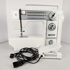 Vintage Necchi 535FA Sewing Machine with Extras & Peddle all Working Condition