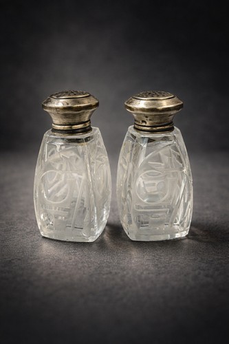 Salière poivrière art déco - salière,