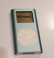 Apple Ipod 1 Gén 4 Go Bleu Mp3 Baladeur A1051 