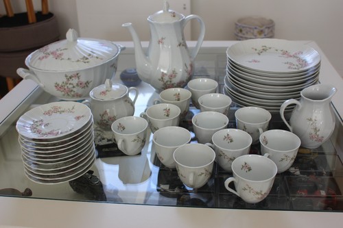 Service table porcelaine - table,