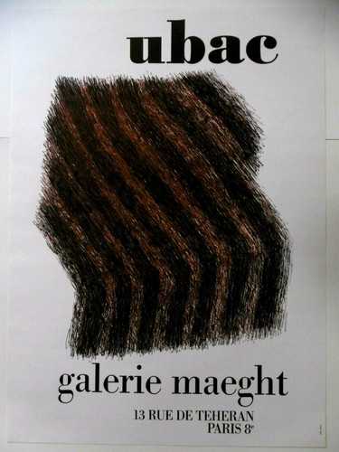 Ubac raoul affiche - ubac, originale