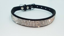 Rhinestone bling collar for