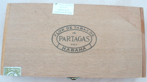 Boîte bois vide a cigares - -,