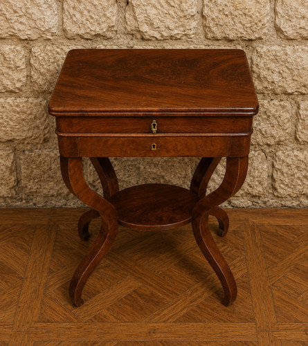 Table ouvrage acajou - en, –