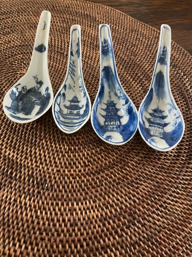 Blue white antique chinese - blue,