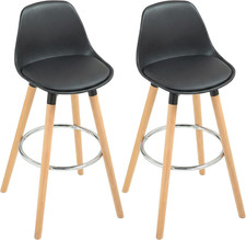 Lot De 2 Tabourets De Bar