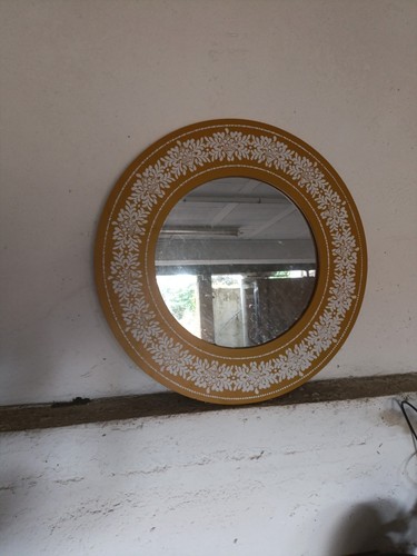 Miroir mural rond cadre - miroir,